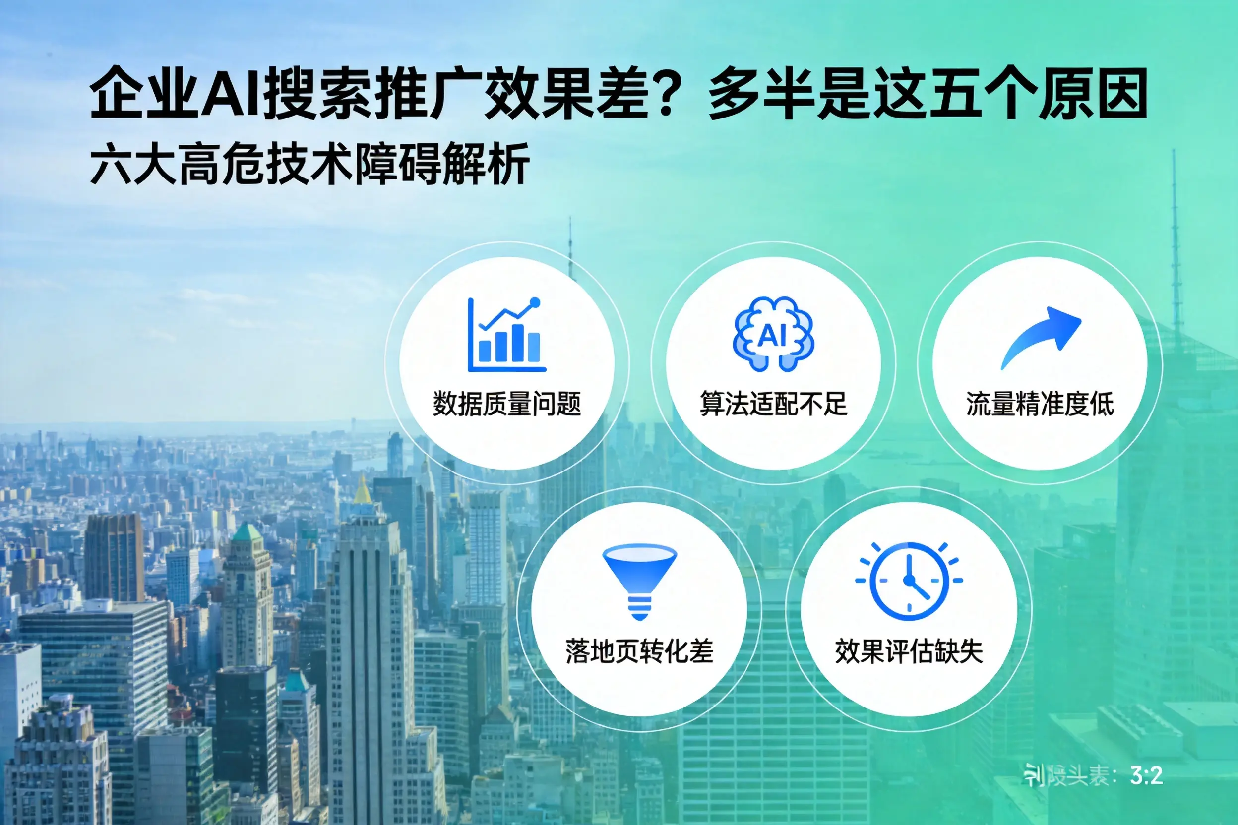 郸城企业AI搜索推广效果差？多半是这五个原因